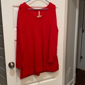 Red Sweater Tunic